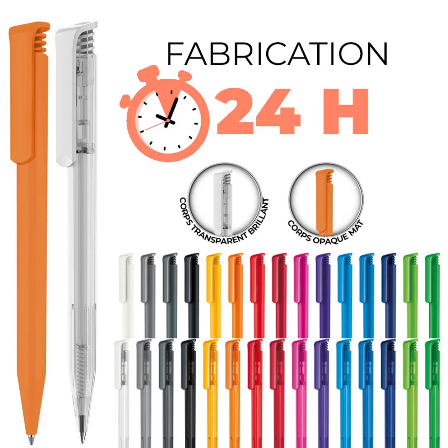 Stylo Publicitaire Fabrication EXPRESS 24H