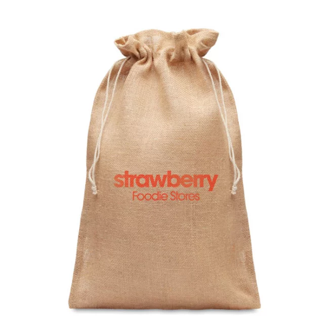 Pochette cadeau en toile de jute Big