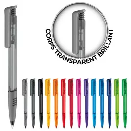 Stylo Publicitaire Super Hit Clear Grip - couverture