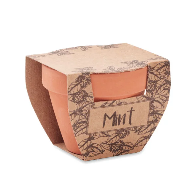 Petit pot de graines publicitaire Mint Pot 