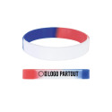Bracelet événementiel tricolore adulte 