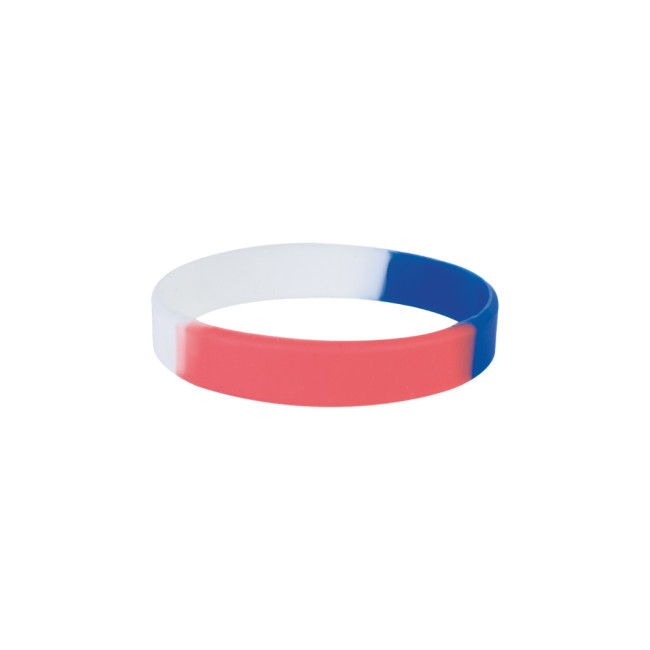 Bracelet événementiel tricolore adulte 