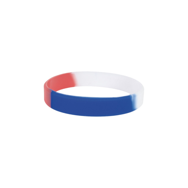 Bracelet événementiel tricolore adulte 