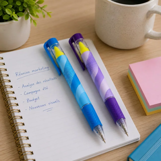 Stylo personnalisé surligneur Bergman coloré 