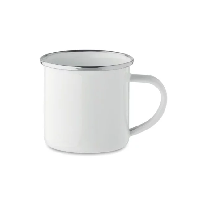 Mug vintage en métal Plateado 200 ml