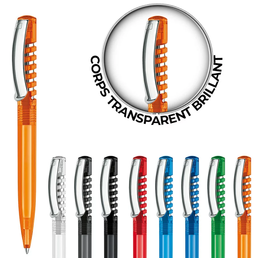 Stylo Personnalisé New Spring Clear Senator - couverture