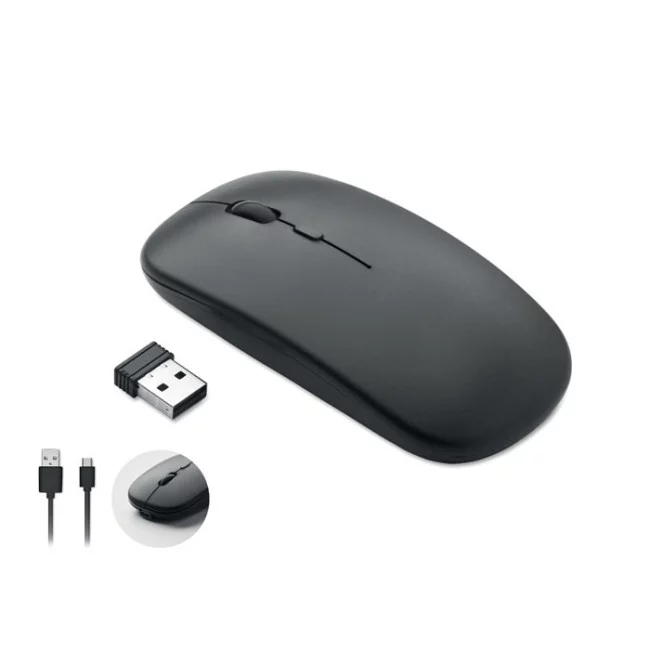 Souris optique sans fil personnalisée Curvy C 