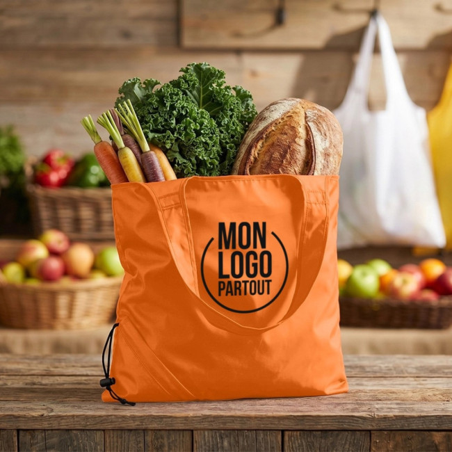 Sac shopping pliable publicitaire Bungalow 
