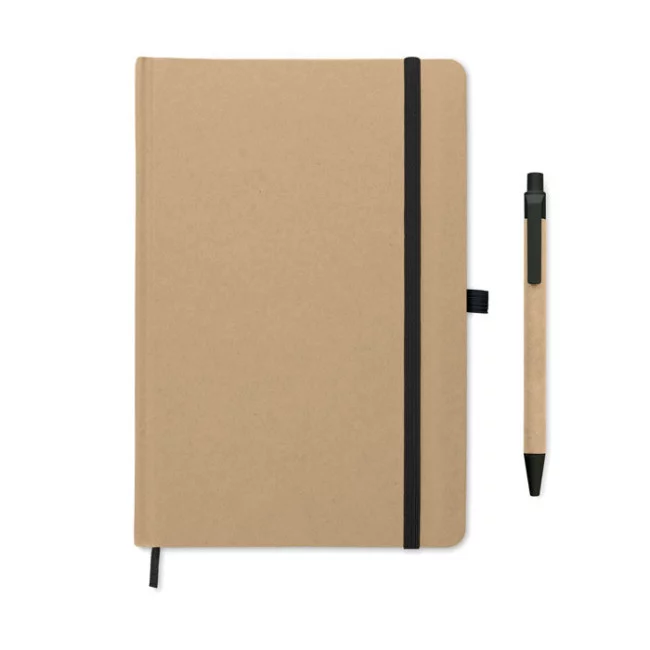 Carnet publicitaire A5 avec stylo Caratil 