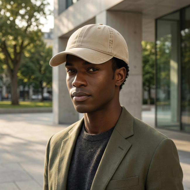 Casquette personnalisée en coton recyclé Beau 