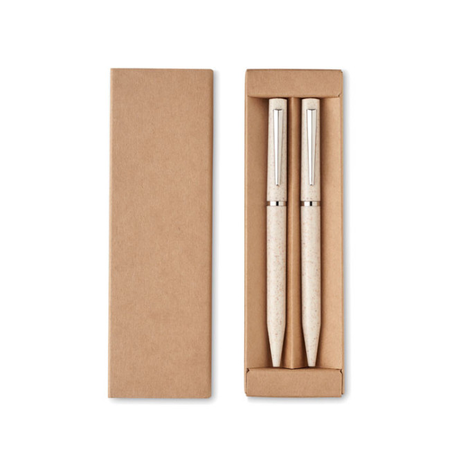 Parure de stylos dans une boîte Peat