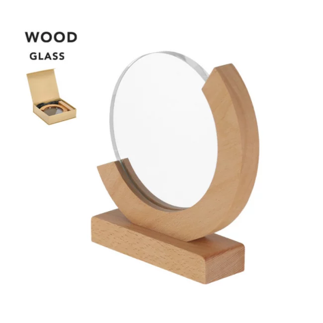 Trophée personnalisable en bois et verre Xiflex 