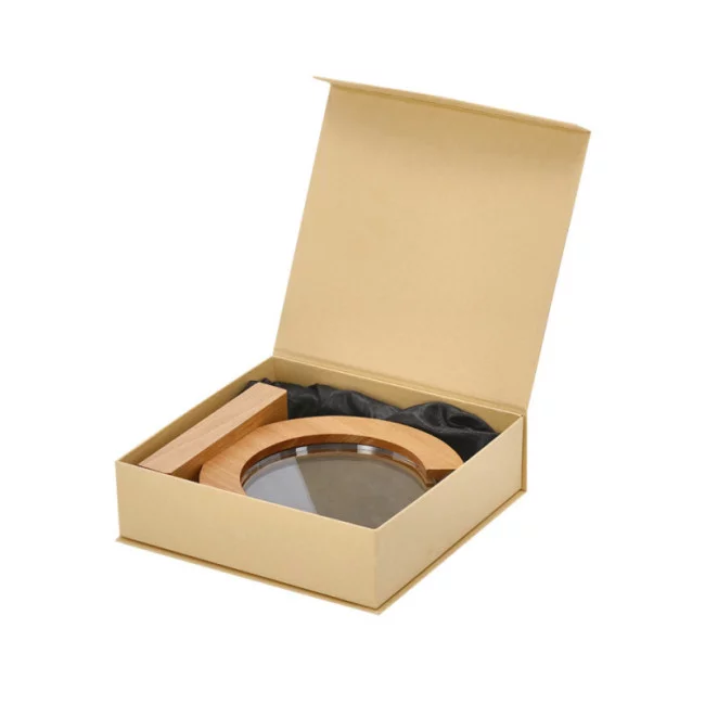 Trophée personnalisable en bois et verre Xiflex 