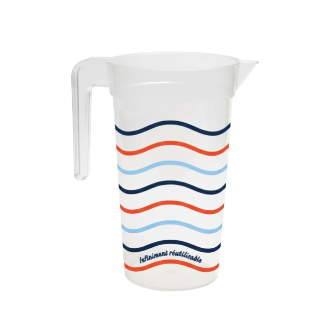 Pichet personnalisé en polypropylène 1,5 L 