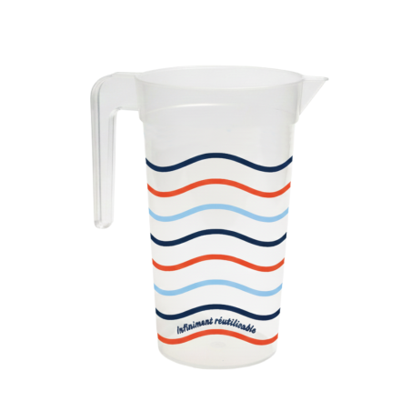 Pichet personnalisé en polypropylène 1,5 L 