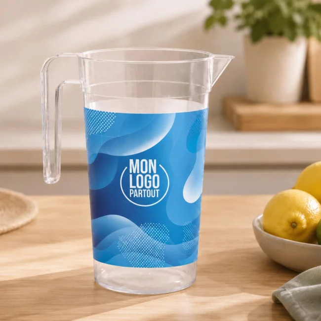 Pichet personnalisé en polypropylène 1,5 L 