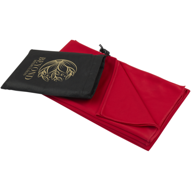 Serviette de sport publicitaire Lucas 70 x 140 cm 