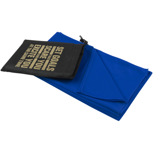 Serviette de sport publicitaire Lucas 70 x 140 cm 