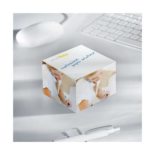 Bloc-Notes Publicitaire Cube - 4 Bloc-Notes Publicitaire Cube Bloc-Notes Publicitaire Cube - 4