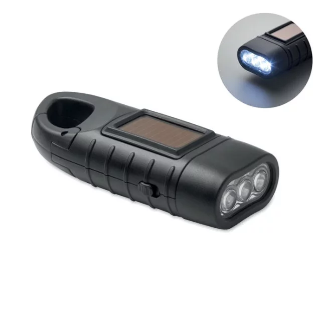 Lampe torche solaire et dynamo Sluz 