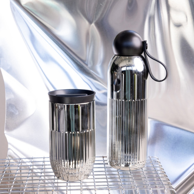 Gourde en acier chromé Sagaform Tekla 500 ml 
