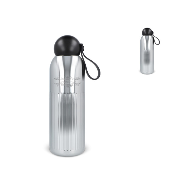 Gourde en acier chromé Sagaform Tekla 500 ml 