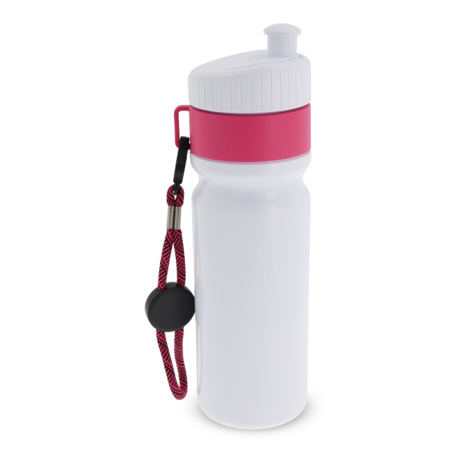 Bidon de sport personnalisé avec cordon 750 ml 