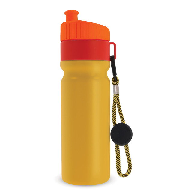 Bidon de sport personnalisé avec cordon 750 ml 