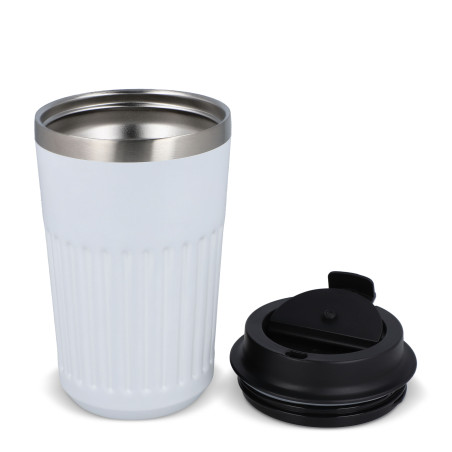 Mug isotherme publicitaire en acier recyclé 400 ml 