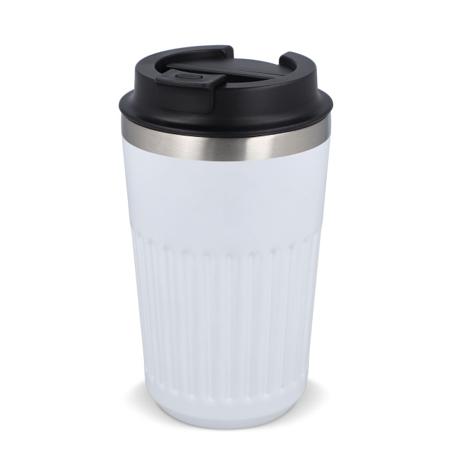 Mug isotherme publicitaire en acier recyclé 400 ml 