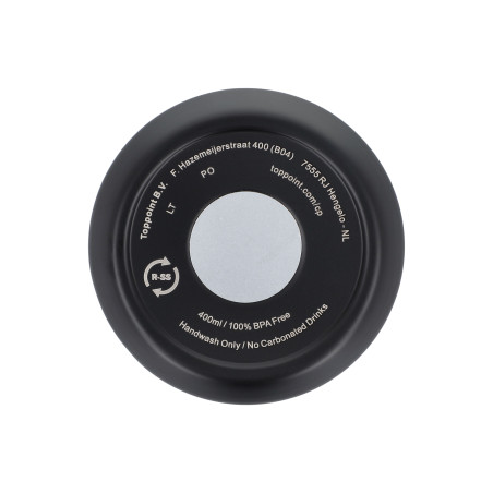 Mug isotherme publicitaire en acier recyclé 400 ml 