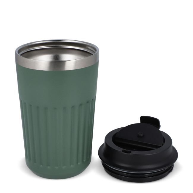 Mug isotherme publicitaire en acier recyclé 400 ml 