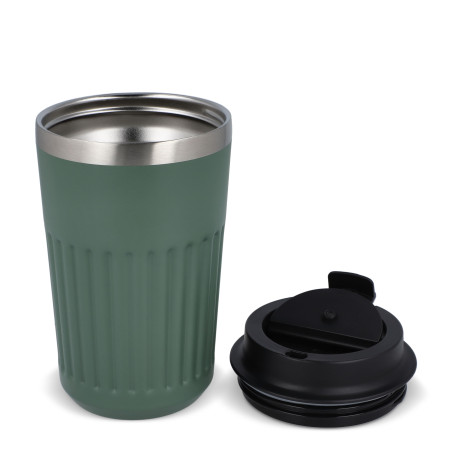 Mug isotherme publicitaire en acier recyclé 400 ml 
