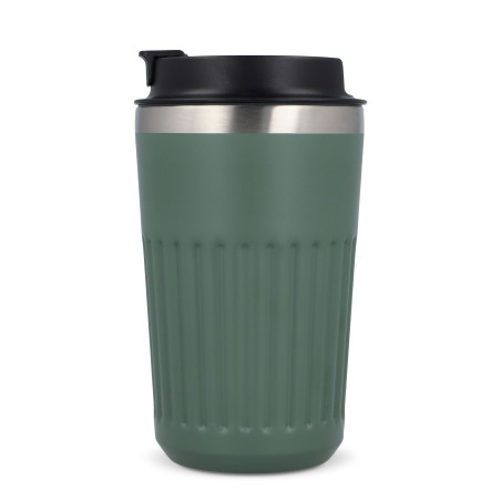 Mug isotherme publicitaire en acier recyclé 400 ml 