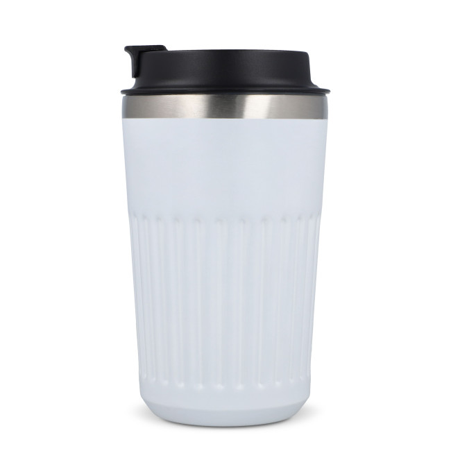 Mug isotherme publicitaire en acier recyclé 400 ml 