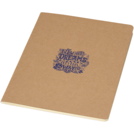 Cahier personnalisé A5 en carton kraft Slyk 