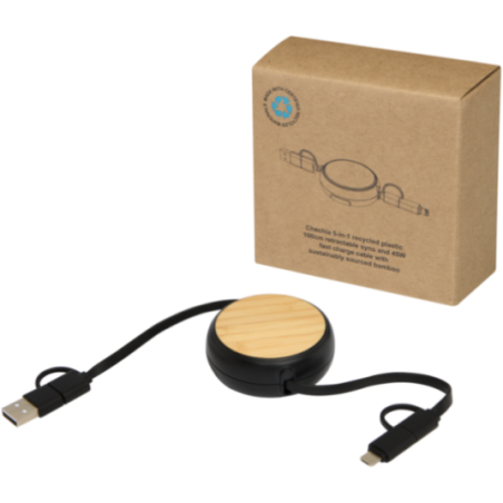Câble de charge rétractable 100 cm Chechia 