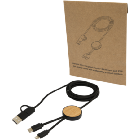 Câble de charge 5-en-1 de 150 cm Chechia 