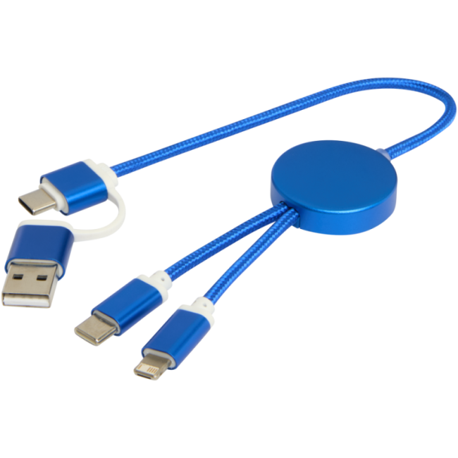 Câble de charge publicitaire 5-en-1 de 30 cm Alasia 