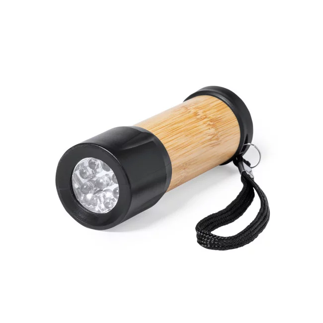 Lampe-torche publicitaire en bambou Freddie