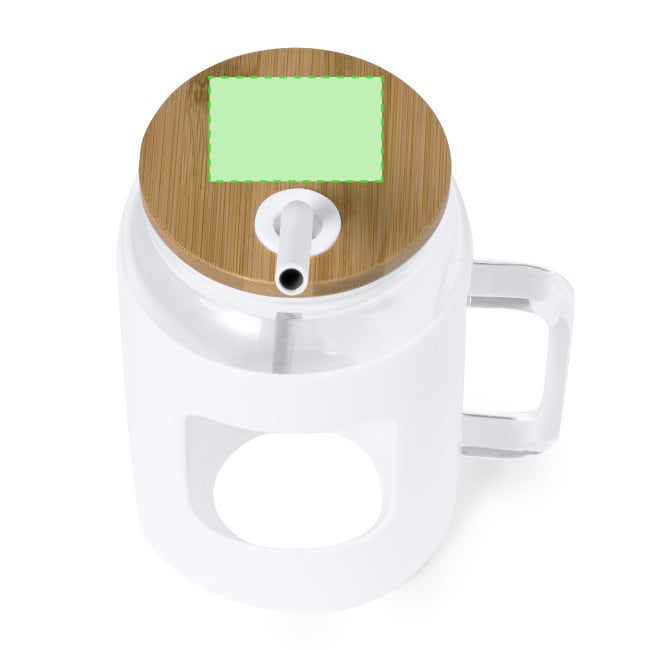 Mug publicitaire grande capacité Jacin 1,6 l 
