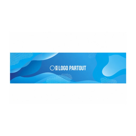 Sticker personnalisable rectangle 10x3 cm 