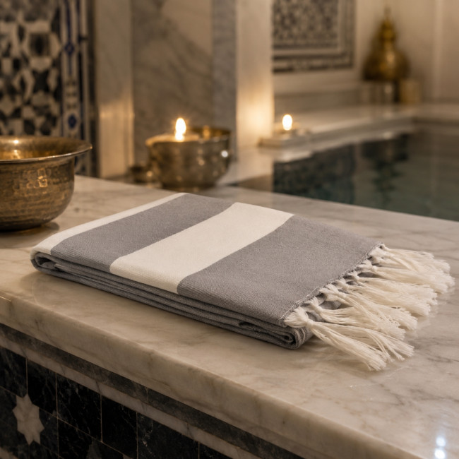 Serviette de hammam Anders 147 x 75,5 cm 