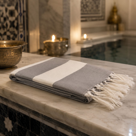 Serviette de hammam Anders 147 x 75,5 cm 
