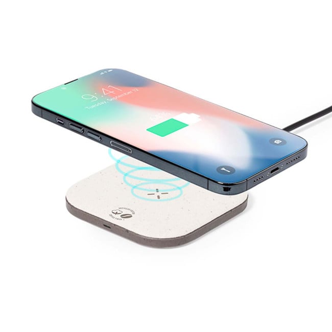 Chargeur publicitaire en cosse de café Griffin 