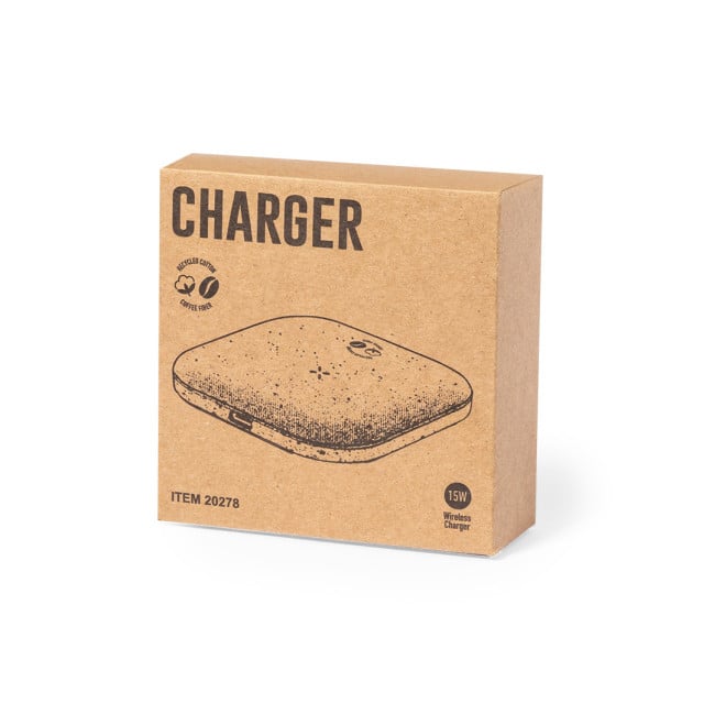 Chargeur publicitaire en cosse de café Griffin 