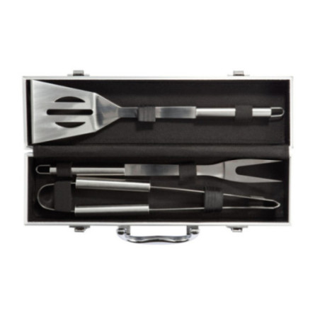Set personnalisé de 3 pcs pour barbecue et coffret aluminium 