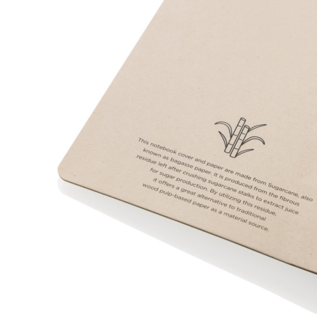 Carnet A5 Personnalisé en Papier Canne à Sucre 