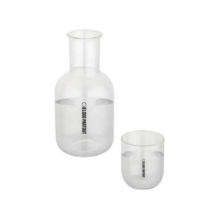 Ensemble carafe et verre personnalisés Amelie 