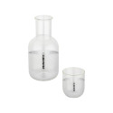 Ensemble carafe et verre personnalisés Amelie 